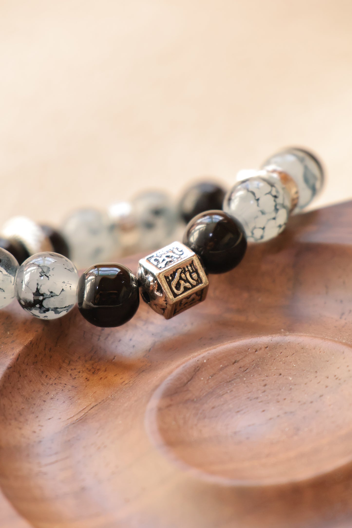 Feng Shui Ink Wash Pi Xiu Wealth Bracelet
