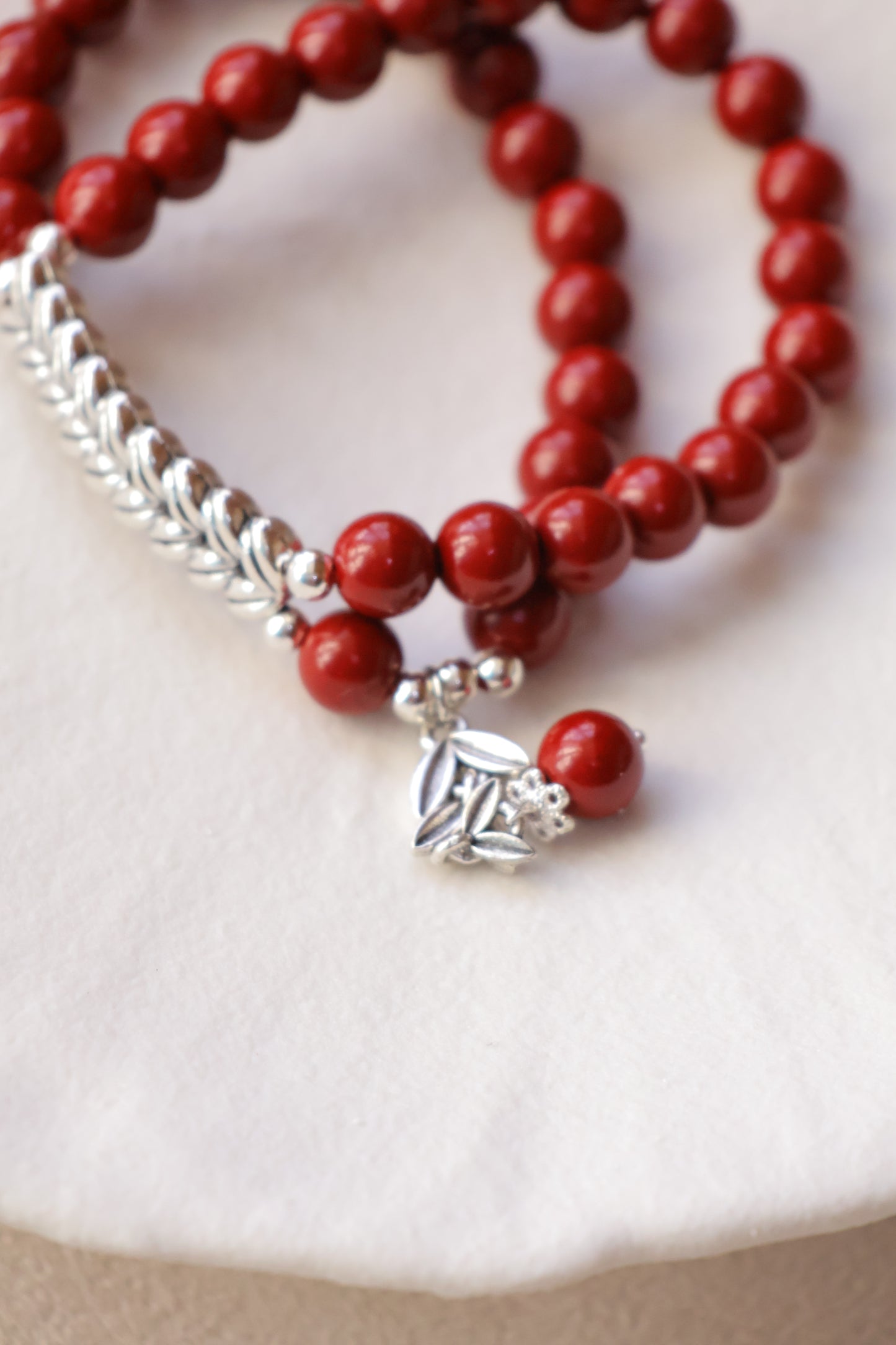 Double Wheat Ear Safety Talisman Bracelet