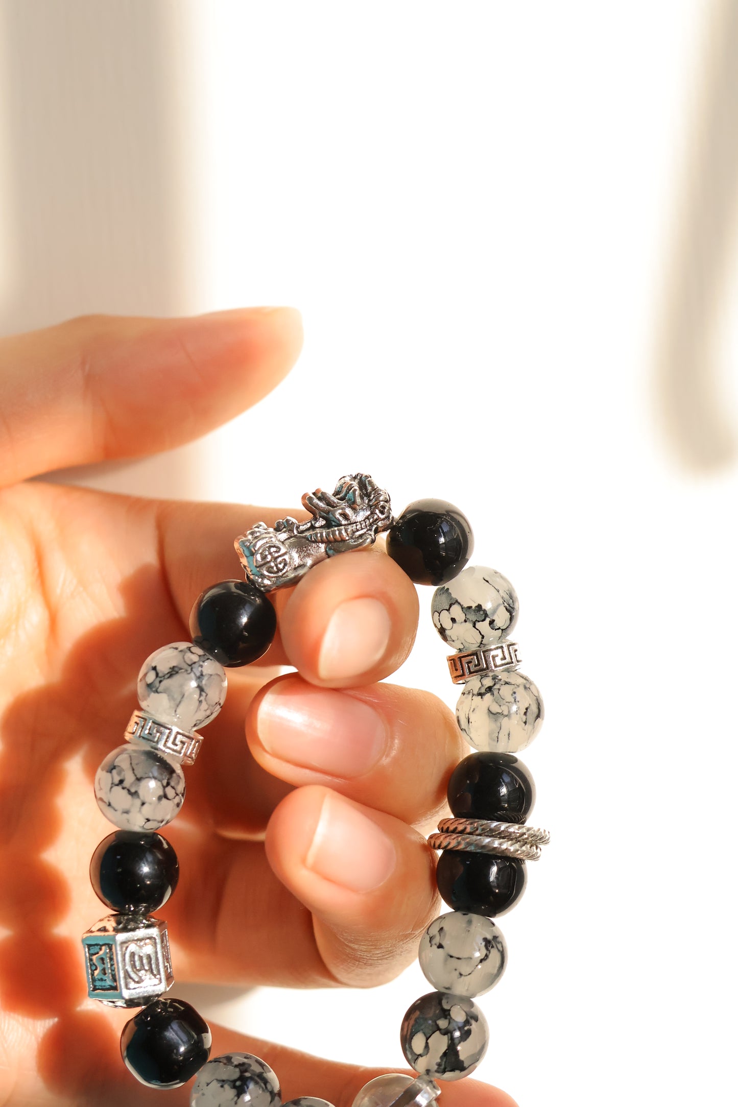 Feng Shui Ink Wash Pi Xiu Wealth Bracelet