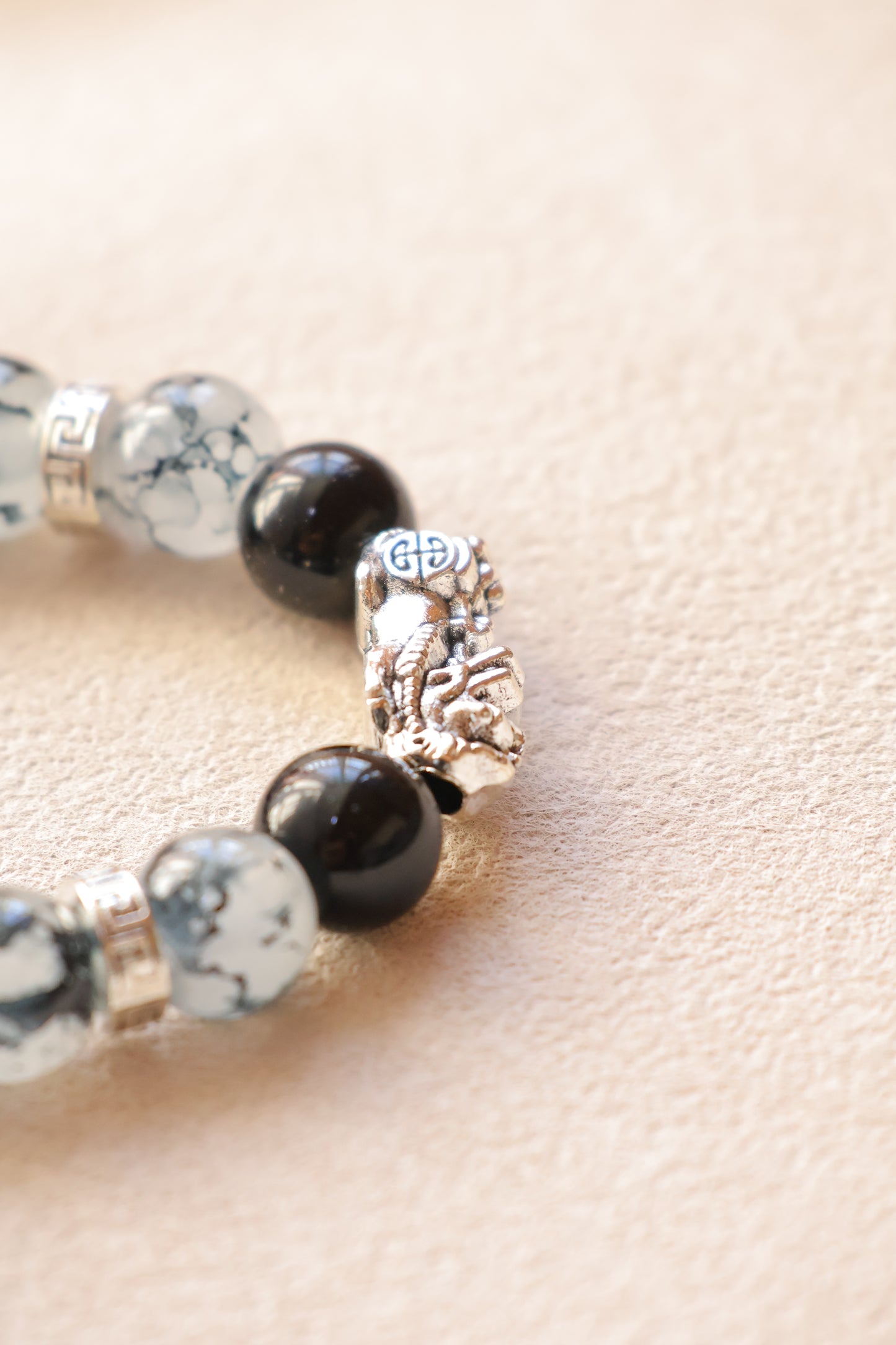 Feng Shui Ink Wash Pi Xiu Wealth Bracelet