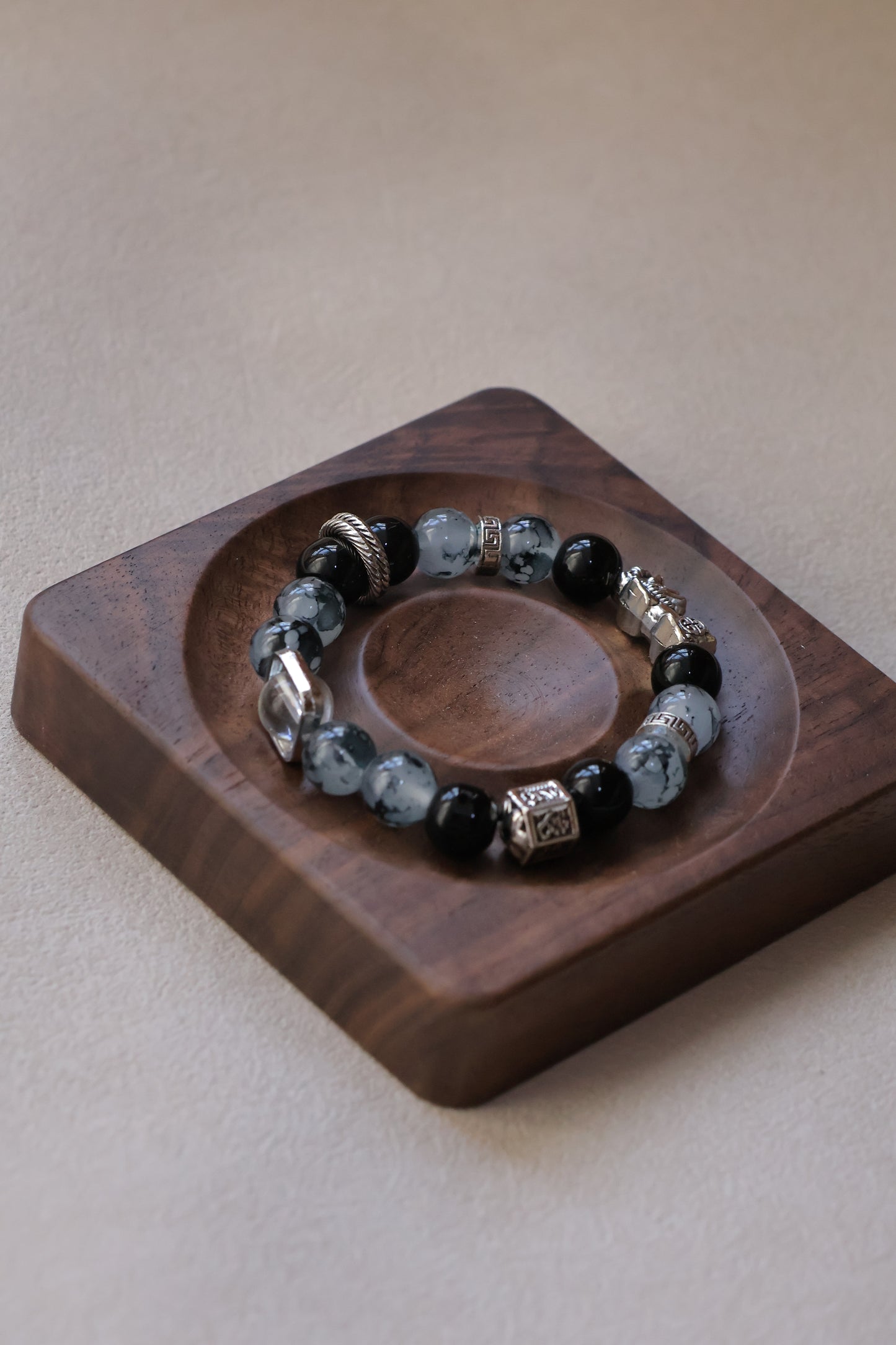 Feng Shui Ink Wash Pi Xiu Wealth Bracelet