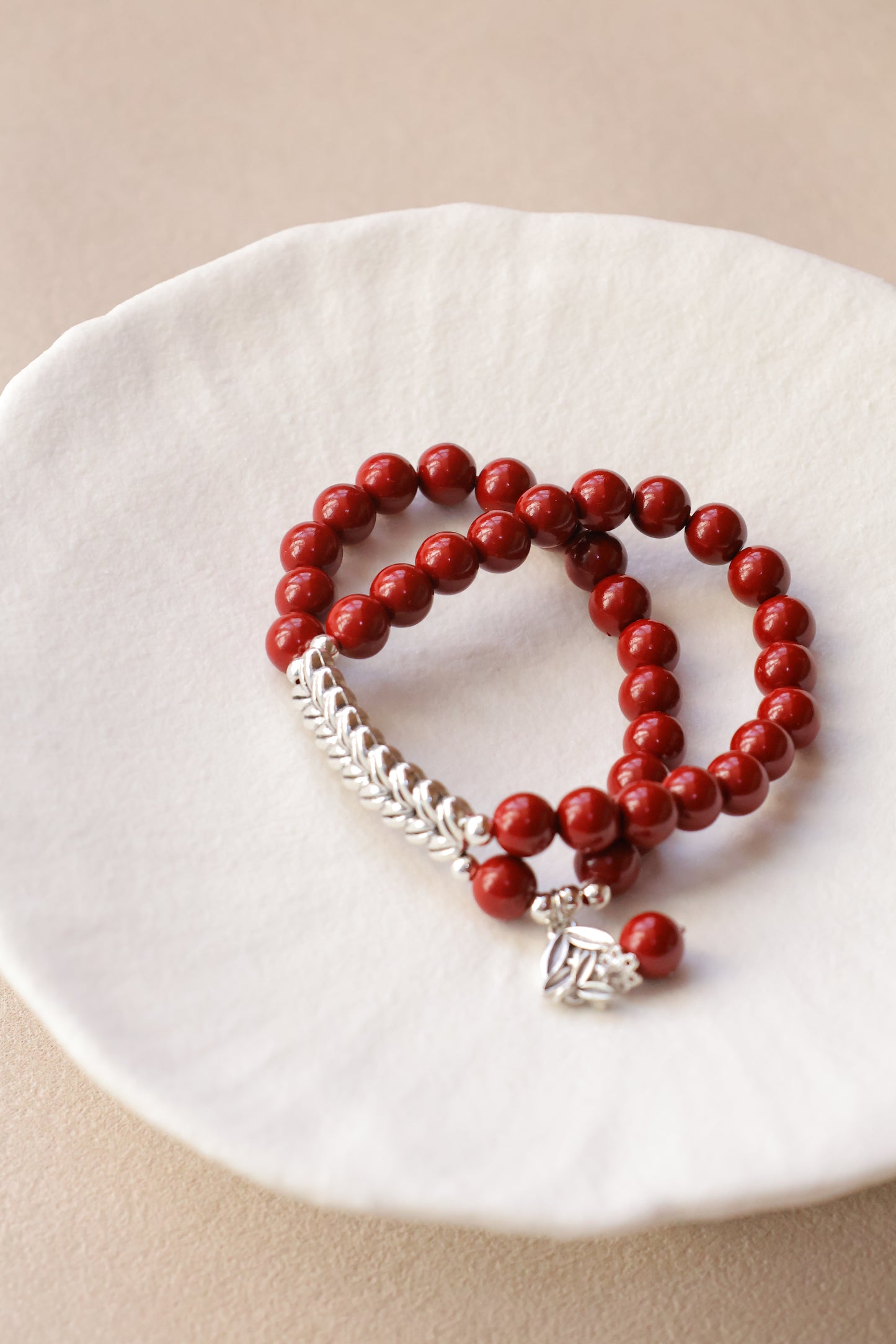 Double Wheat Ear Safety Talisman Bracelet